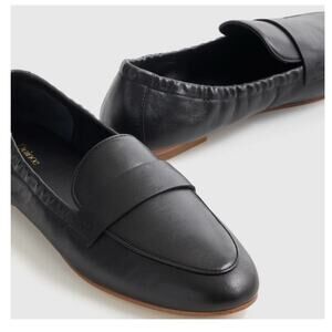 Quince Italian Leather Soft Loafer Flats Black Women’s Size 6 New in Box